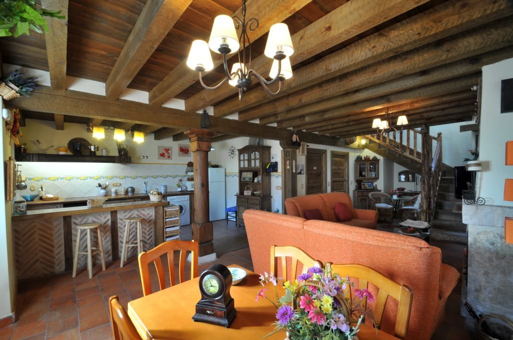 Casa Rural La Fuente de Pavía salón 2